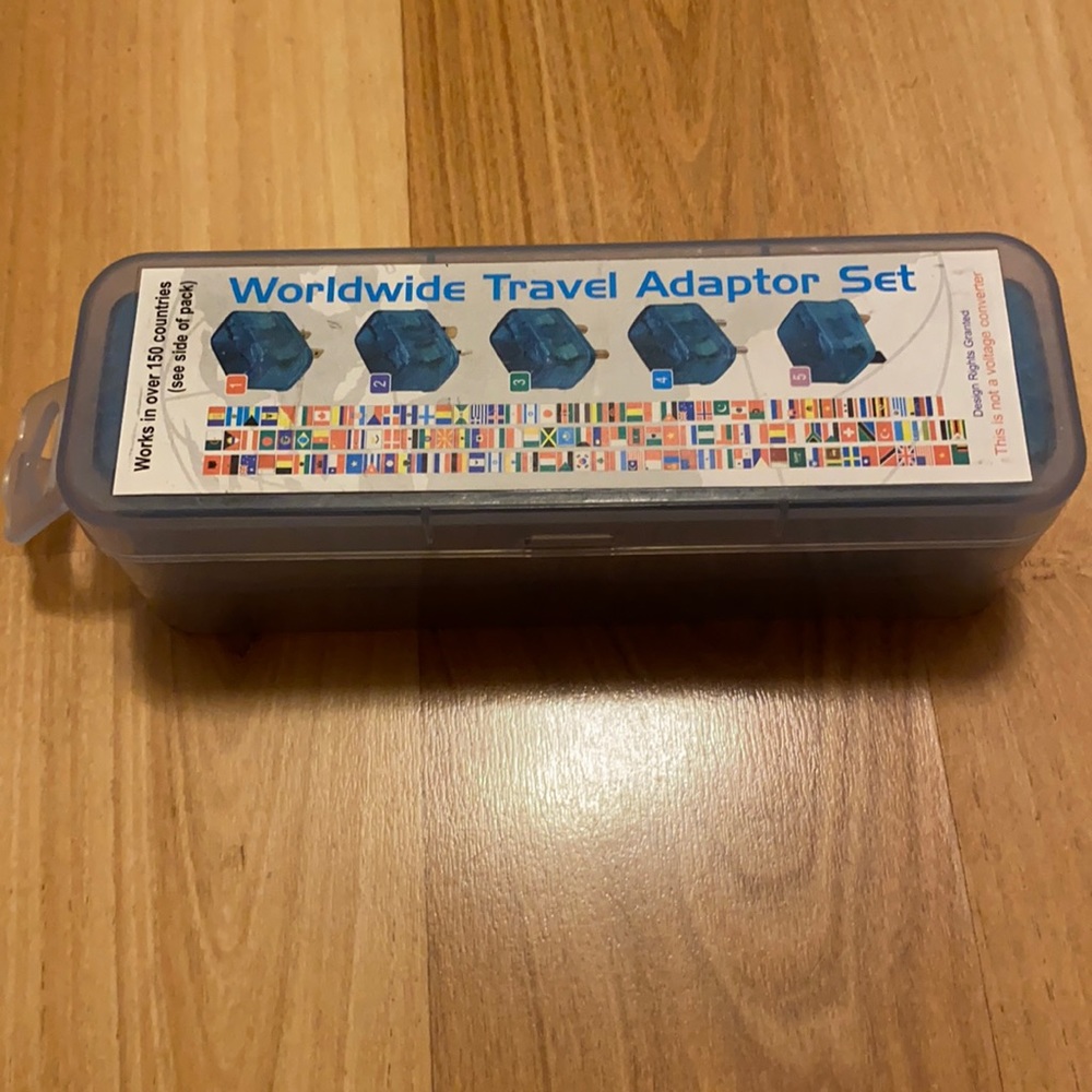 Worldwide International Travel adaptor set